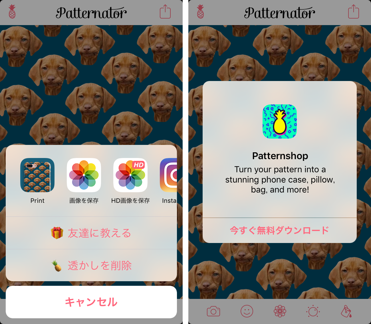 patternator ストア クッション